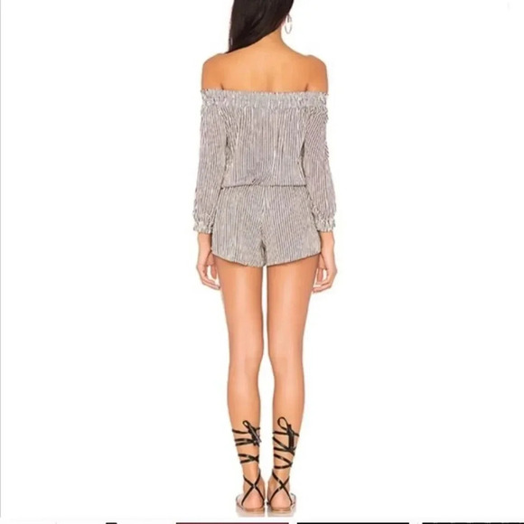 Eberjey Sea Stripe Short Romper Sz M/L - Picture 3 of 10